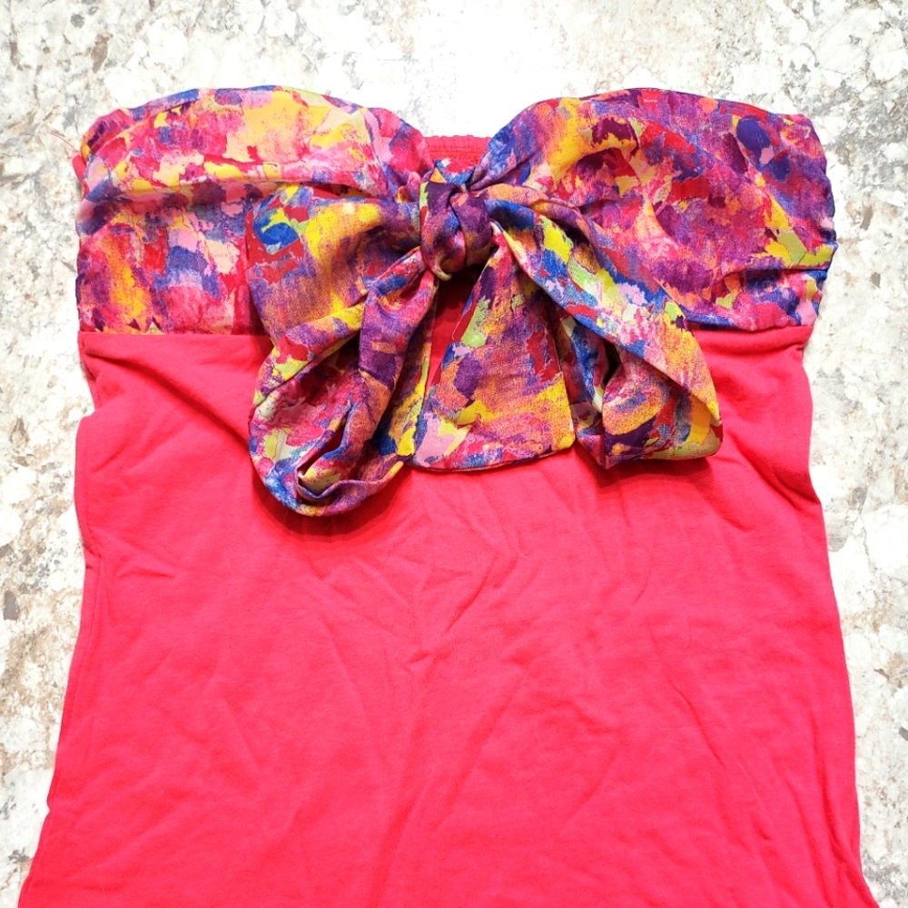 Strapless shirt